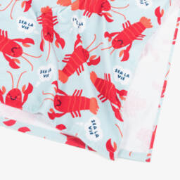 Boboli-Пончо с капюшоном для мальчиков в прибрежном синем цвете | Childrensalon Outlet