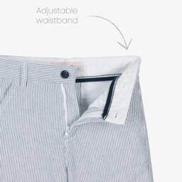 Boboli-طقم شورت مخطط قطني للأولاد | Childrensalon Outlet