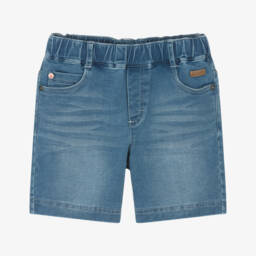 Boboli-Boys Cozy Blue Denim Shorts | Childrensalon Outlet