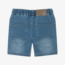Boboli-Boys Cozy Blue Denim Shorts | Childrensalon Outlet