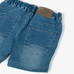 Boboli-Boys Cozy Blue Denim Shorts | Childrensalon Outlet