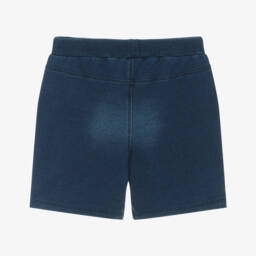 Boboli-Boys Denim-Inspired Cotton Shorts | Childrensalon Outlet