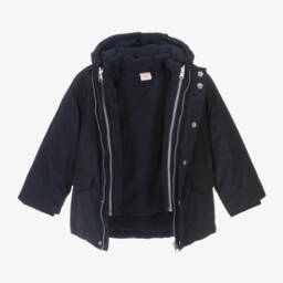 Boboli-Синяя куртка 2-в-1 с утеплителем для мальчиков | Childrensalon Outlet