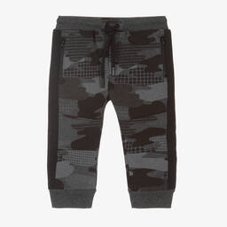 Boboli-Boys Grey Camo Joggers | Childrensalon Outlet