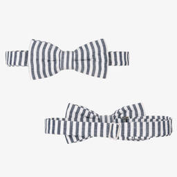 Boboli-Серая рубашка и брюки из хлопка в полоску | Childrensalon Outlet