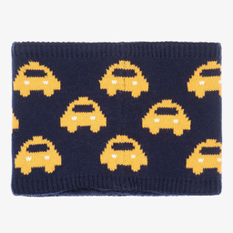 Boboli-Boys Navy Blue Knitted Snood | Childrensalon Outlet