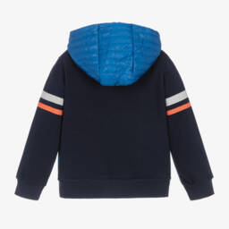 Boboli-Boys Navy Zip Jacket | Childrensalon Outlet