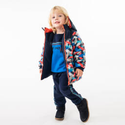 Boboli-Boys Reversible Hooded Jacket | Childrensalon Outlet