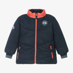 Boboli-Boys Reversible Hooded Jacket | Childrensalon Outlet