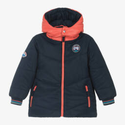 Boboli-Boys Reversible Hooded Jacket | Childrensalon Outlet