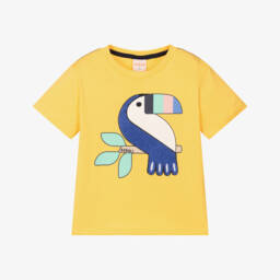 Boboli-Boys Vibrant Cotton Toucan Tee | Childrensalon Outlet