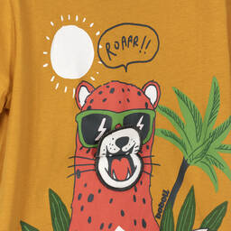 Boboli-Желтая хлопковая футболка для мальчиков | Childrensalon Outlet