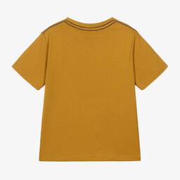 Boboli-Желтая хлопковая футболка для мальчиков | Childrensalon Outlet