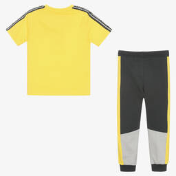 Boboli-Boys Yellow Top & Trouser Set | Childrensalon Outlet