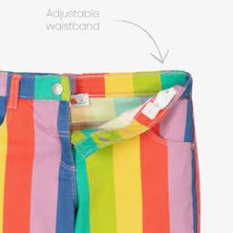 Boboli-طقم شورت مخطط أزرق للبنات | Childrensalon Outlet