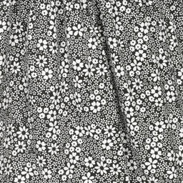 Boboli-Черное хлопковое платье в цветочек | Childrensalon Outlet