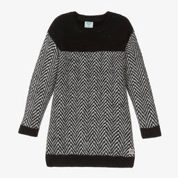 Boboli-Черное трикотажное платье | Childrensalon Outlet