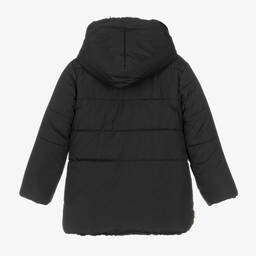 Boboli-Черный двусторонний пуховик | Childrensalon Outlet