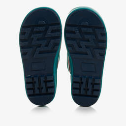 Boboli-Girls Blue Butterfly Rain Boots | Childrensalon Outlet