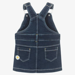 Boboli-فستان بينافور قطن جيرسي لون أزرق | Childrensalon Outlet