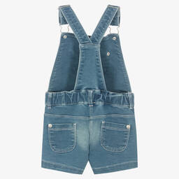 Boboli-Синие хлопковые шорты на бретелях | Childrensalon Outlet