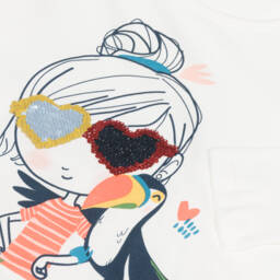 Boboli-Хлопковый комплект с цитрусовым принтом для девочек | Childrensalon Outlet