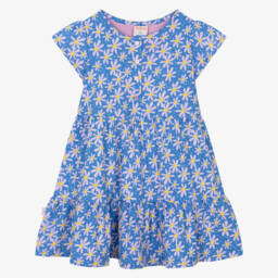 Boboli-فستان قطني بنمط A-Line مزين بالورود للبنات | Childrensalon Outlet