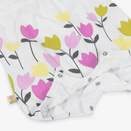 Boboli-Girls' Cotton Blossoms Summer Romper | Childrensalon Outlet