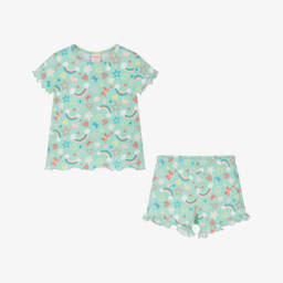 Boboli-Girls Cotton Rainbow Dreams Sleep Set | Childrensalon Outlet