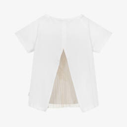 Boboli-Girls Cotton Tee with Floral Design | Childrensalon Outlet