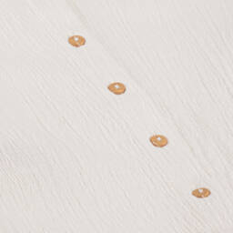 Boboli-Girls Cream & Plaid Cotton Ensemble | Childrensalon Outlet