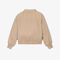 بوبولي-جاكيت قصير من التويل الكريمي للبنات | Childrensalon Outlet