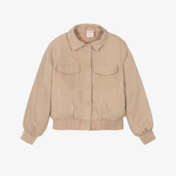 بوبولي-جاكيت قصير من التويل الكريمي للبنات | Childrensalon Outlet