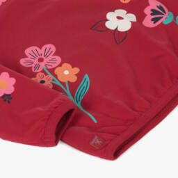 Boboli-Girls Crimson Floral Legging Ensemble | Childrensalon Outlet