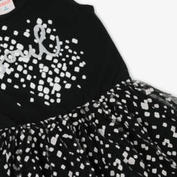 Boboli-Girls Elegant Black Diamond Dress | Childrensalon Outlet