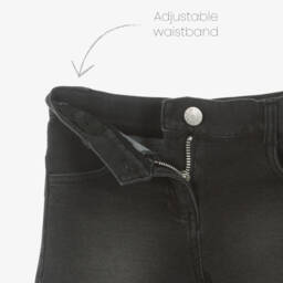 Boboli-Girls Elegant Black Shorts Ensemble | Childrensalon Outlet