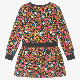 Boboli-Платье из хлопкового джерси в цветочек | Childrensalon Outlet