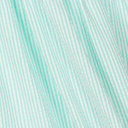 Boboli-Зеленое платье в тонкую полоску | Childrensalon Outlet