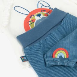 Boboli-Girls Ivory Rainbow Sweatshirt Set | Childrensalon Outlet