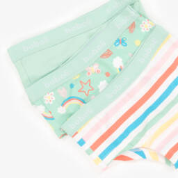 Boboli-Girls Jade Cotton Briefs Trio | Childrensalon Outlet