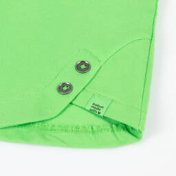 Boboli-Girls Long Sleeve Green Tee | Childrensalon Outlet