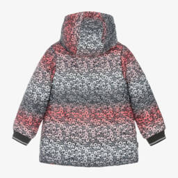 Boboli-Girls Metallic Pink Hooded Jacket | Childrensalon Outlet