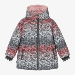 Boboli-Girls Metallic Pink Hooded Jacket | Childrensalon Outlet