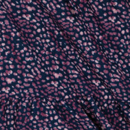 Boboli-Girls Navy & Violet Crêpe Dress | Childrensalon Outlet