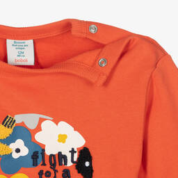 Boboli-Оранжевый топ и брюки в цветочек для девочек | Childrensalon Outlet