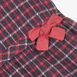 Boboli-Girls Pink Check Dress Set | Childrensalon Outlet