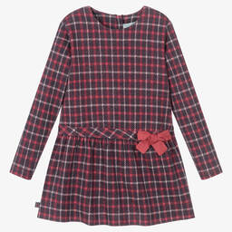 Boboli-Girls Pink Check Dress Set | Childrensalon Outlet