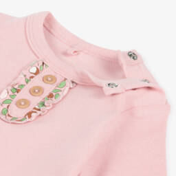 Boboli-Girls Pink Leggings Outfit Set | Childrensalon Outlet