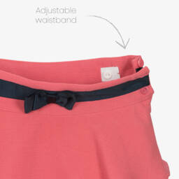 Boboli-Girls Pink Tiered Skirt Ensemble | Childrensalon Outlet