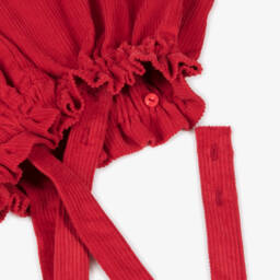 Boboli-Girls Red Tartan Skirt Ensemble | Childrensalon Outlet